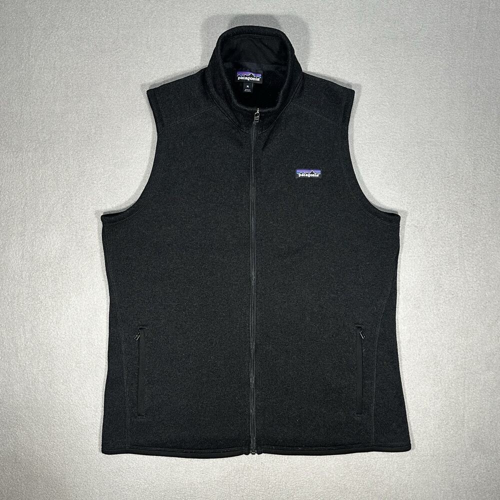 Patagonia Better Sweater Fleece Vest Men’s XL Black Full Zip 25887
